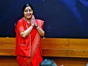 Lanka, Pulwama attacks made India more determined to resolutely fight terrorism: Swaraj tells SCO