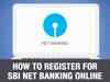 How to register for SBI net banking online