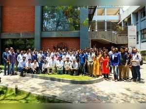 45 startups of Lab32 second batch with T-Hub CEO.