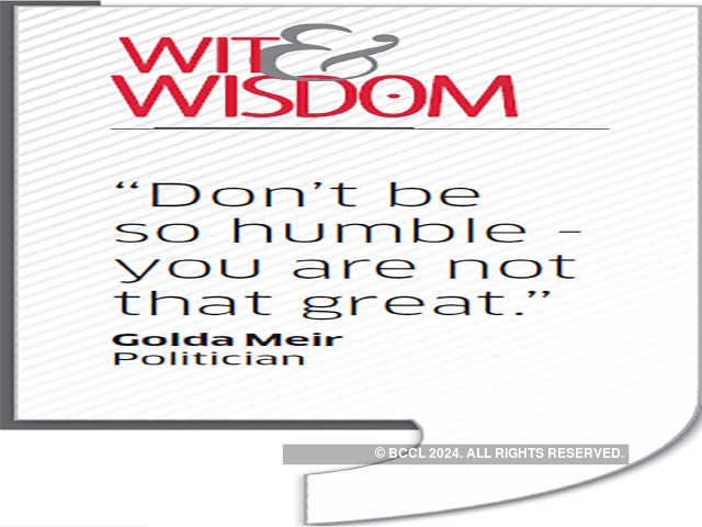 Quote by Golda Meir