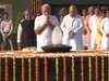 PM Modi pays tribute to Atal Bihari Vajpayee at Atal Samadhi Sthal
