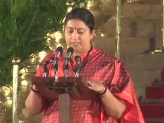 Welcome, Union Minister Irani