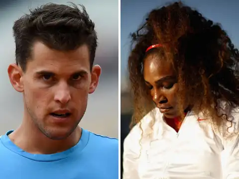 ​Dominic Thiem & Serena Williams