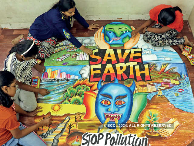 Stop pollution,save earth drawing with oil pastel. - YouTube | Earth day  drawing, Save earth drawing, Earth drawings