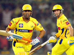 dhoni-hussey-BCCL
