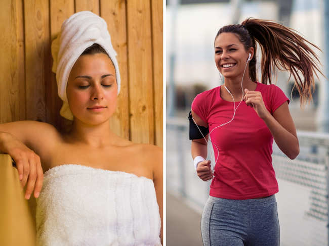 workout: Sauna session vs moderate work-out: Study suggests that both have  a similar impact on your body - The Economic Times