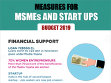 Budget 2019: Measures taken by the Government for MSMEs