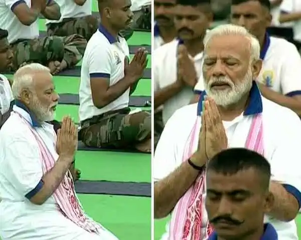 Image result for modi ranchi yoga