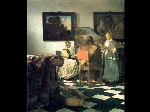 Johannes Vermeers The Concert 