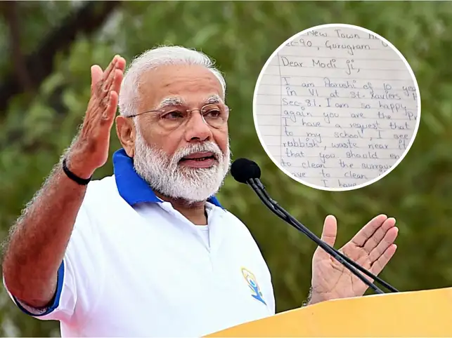 The letter (inset) was written to the Prime Minister Narendra Modi on May 23.