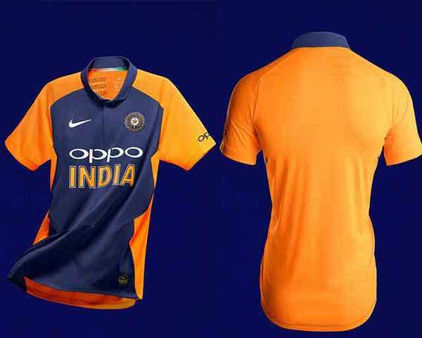 Image result for team india new orange jersey