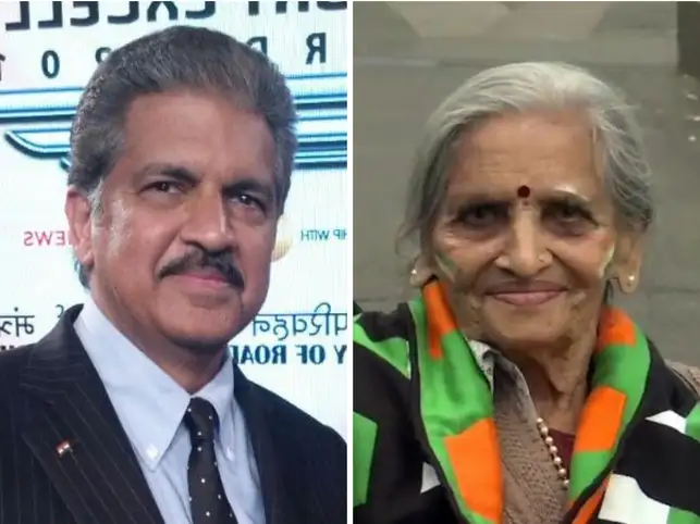 Anand Mahindra (L) wants Charulata Patel (R), the 'match-winning lady', to be present at the World Cup semi-finals and finals. 