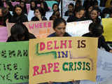 Protest against rape in Delhi
