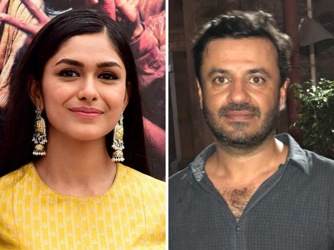 Mrunal Thakur (L) said that many people worked hard on the project that's directed by Vikas Bahl (R). ​