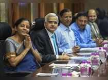 New Delhi: Finance Minister Nirmala Sitharaman with RBI Governor Shaktikanta Das...