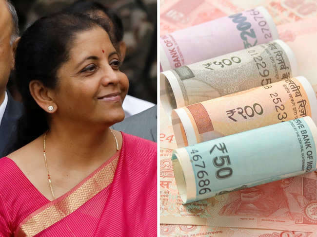 ​Finance Minister Nirmala Sitharaman’s wardrobe matches our currency chest.​