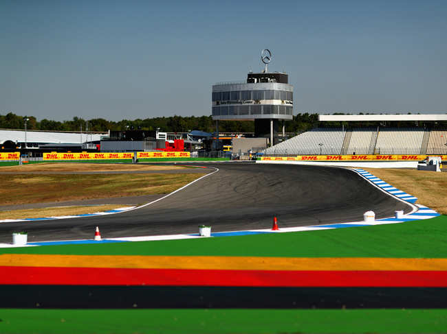 ?A general view of the Hockenheim? circuit before the 2018 Formula One Grand Prix of Germany.?