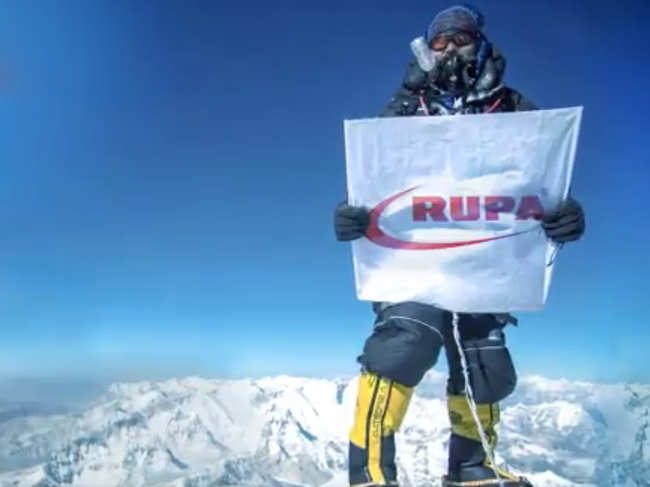 RUPA on top of the world at Mount Everest