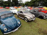 Vintage Volkswagen Beetle cars