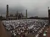 Devotees offer namaz at Masjid