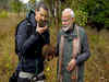 Narendra Modi walks in the wild with Bear Grylls