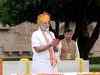 Independence Day: PM Modi pays tribute to Mahatma Gandhi at Rajghat