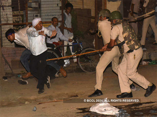 ​Clash between police and protesters