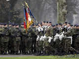 Ceremony to mark the installation of German 291st fighter squadron