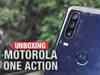 Motorola One Action: A smartphone that sports built-in action camera