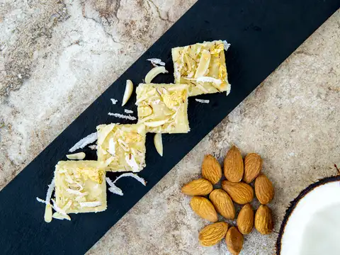 Almond Coconut Burfi