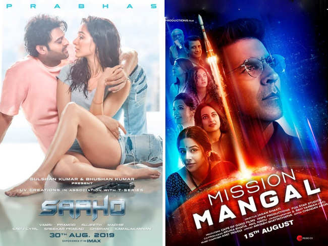 'Mission Mangal' sailed steady, despite  heavy competition from 'Saaho'.
