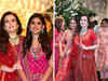 Nita Ambani stuns in red; Mukesh, Isha, Anant in hues of pink as they celebrate Ganesh Chaturthi with B-town