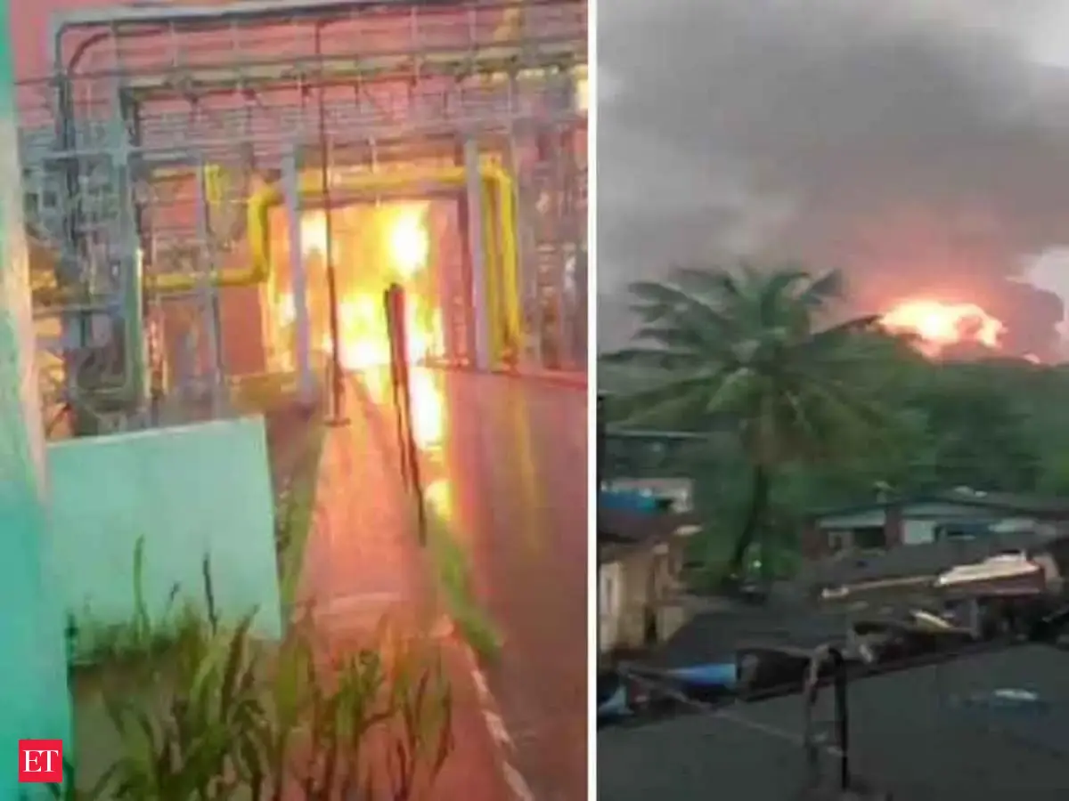 Fire at ONGC Plant: Massive fire breaks out at ONGC plant in Navi Mumbai