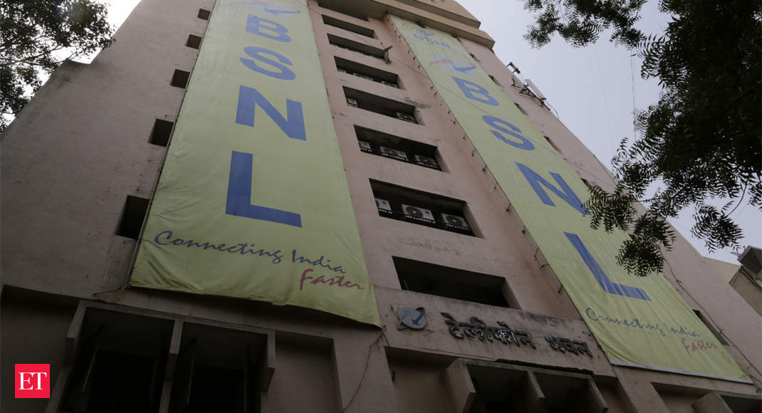 BSNL is seeking to cut its workforce to half on voluntary basis - Economic Times
