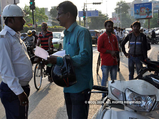 Rs 23,000 challan to scooty rider