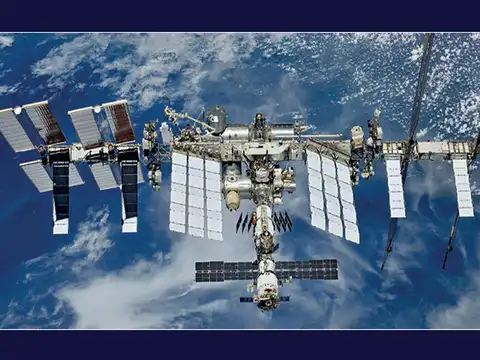 Up above, a games satellite