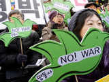 Anti-war and anti-government rally in Seoul
