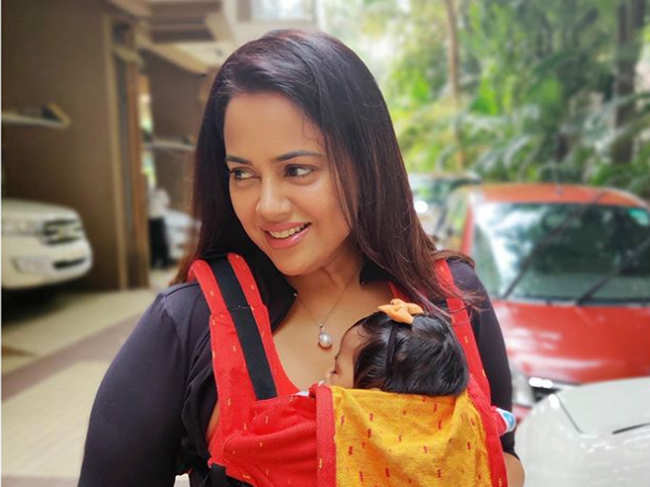 ​Sameera Reddy welcomed her second child - Nyra - in July.​