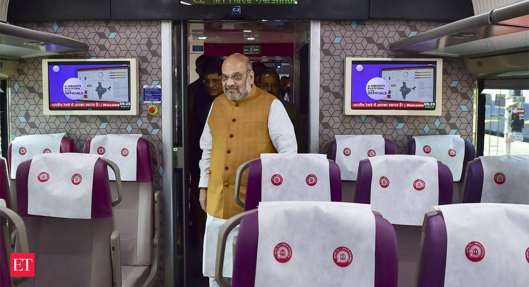 Bottle crushers, deep freezer, revolving seats among many features in Vande Bharat Express