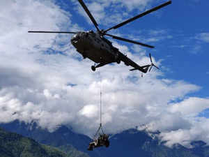 Light field gun airlifted during joint Army, Air Force exercise in Arunachal