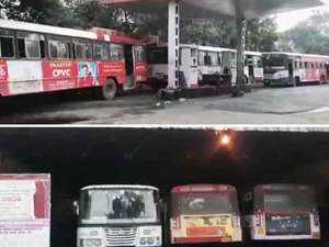 Tsrtc Employees Strike Telangana Rtc Stir 48 000 Jobs Under