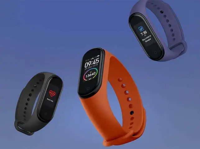 Xiaomi Mi Band 4 (in pic) sports a 0.95-inch AMOLED touchscreen colour display