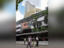 Mumbai: A view of the BSE building in Mumbai. The BSE Sensex jumped over 700 poi...