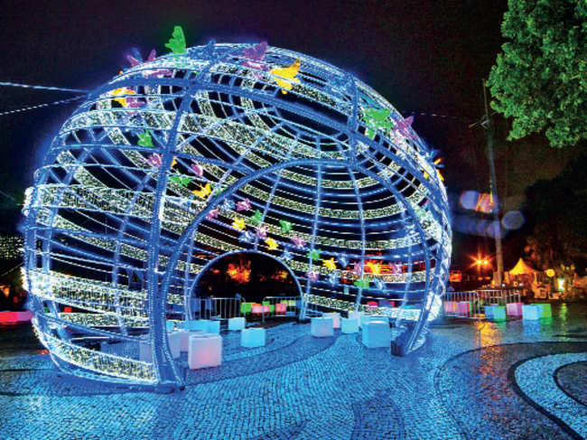 BRIGHT IDEA: The Macao Light Festival will leave visitors mesmerised with its spectacular showcase of light artistry