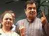 Union Minister Nitin Gadkari casts vote, says Fadnavis set to return to power