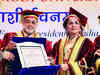 Dr KN Modi University fetes entrepreneur Bina Modi for contribution to design, arts