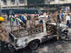 Lawyers and police clash at Delhi court, police vehicle torched