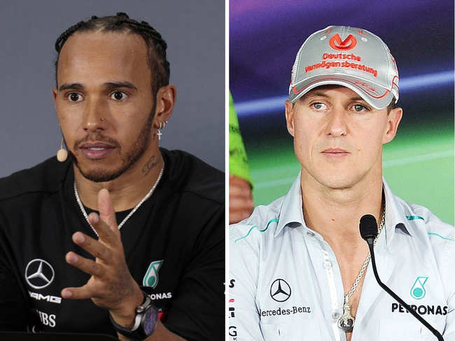 ​ Lewis Hamilton​ is in no hurry to break Michael ​Schumacher’s record.​