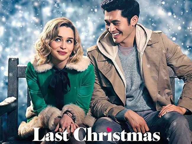 'Last Christmas' tells the story of Kate (Emilia Clarke, left) who meets the handsome and mysterious Tom Webster (Henry Golding, right).
