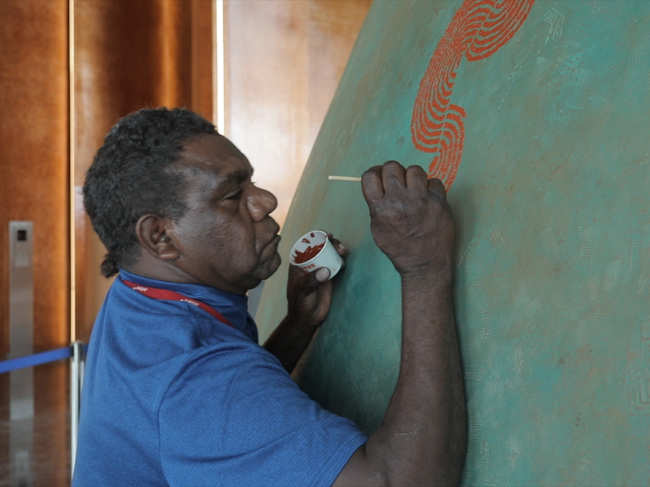 ​The Gonds from Madhya Pradesh and the Warlpiri people from Australia share a subconscious connection rooted in the nature that surrounds them​.